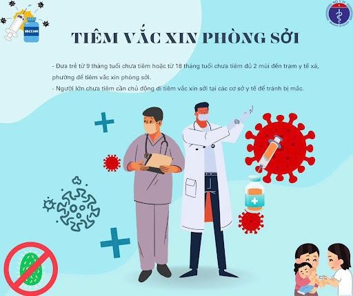 Phòng bệnh sởi - tiêm vắc xin là biện pháp hàng đầu
